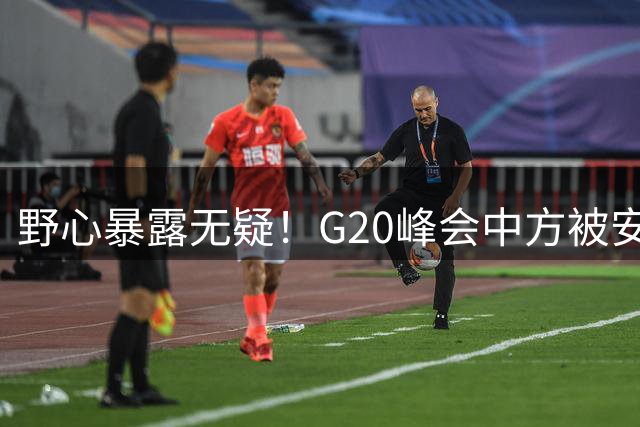 野心暴露无疑！G20峰会中方被安排坐最后一排，绝不止被冷落那么简单